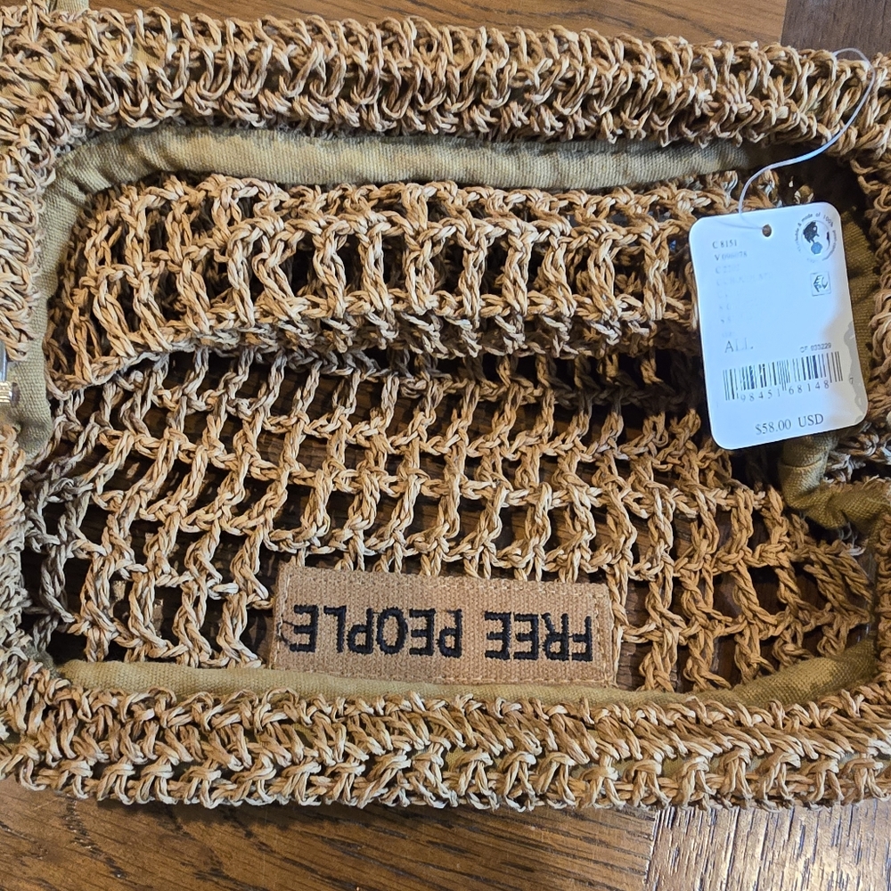 FREE PEOPLE Sand Bound Clutch in Light Chocolate - Picture 3 of 4